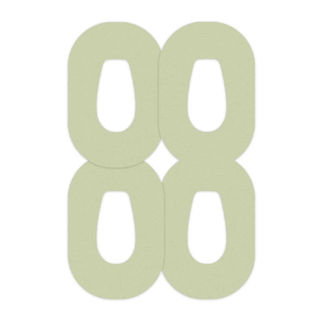 Solid Color Tea Dexcom G6 Patch Tape - Pump Peelz