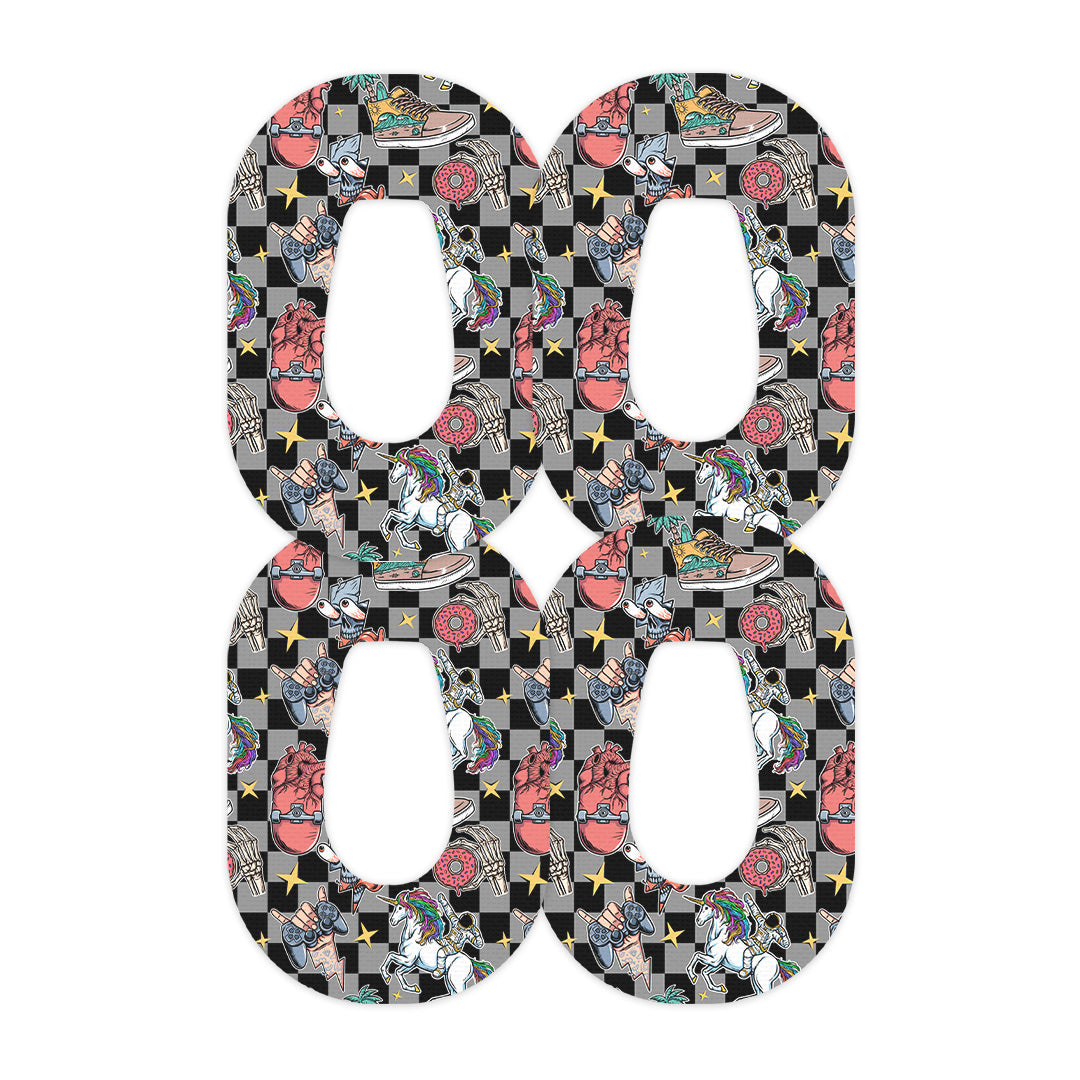 Totally Radical Dexcom G6 Patch Tape - Pump Peelz