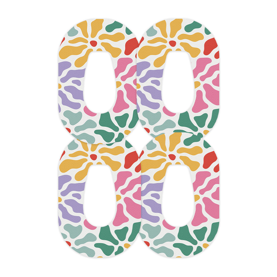 Bloom Burst Dexcom G6 Patch Tape - Pump Peelz