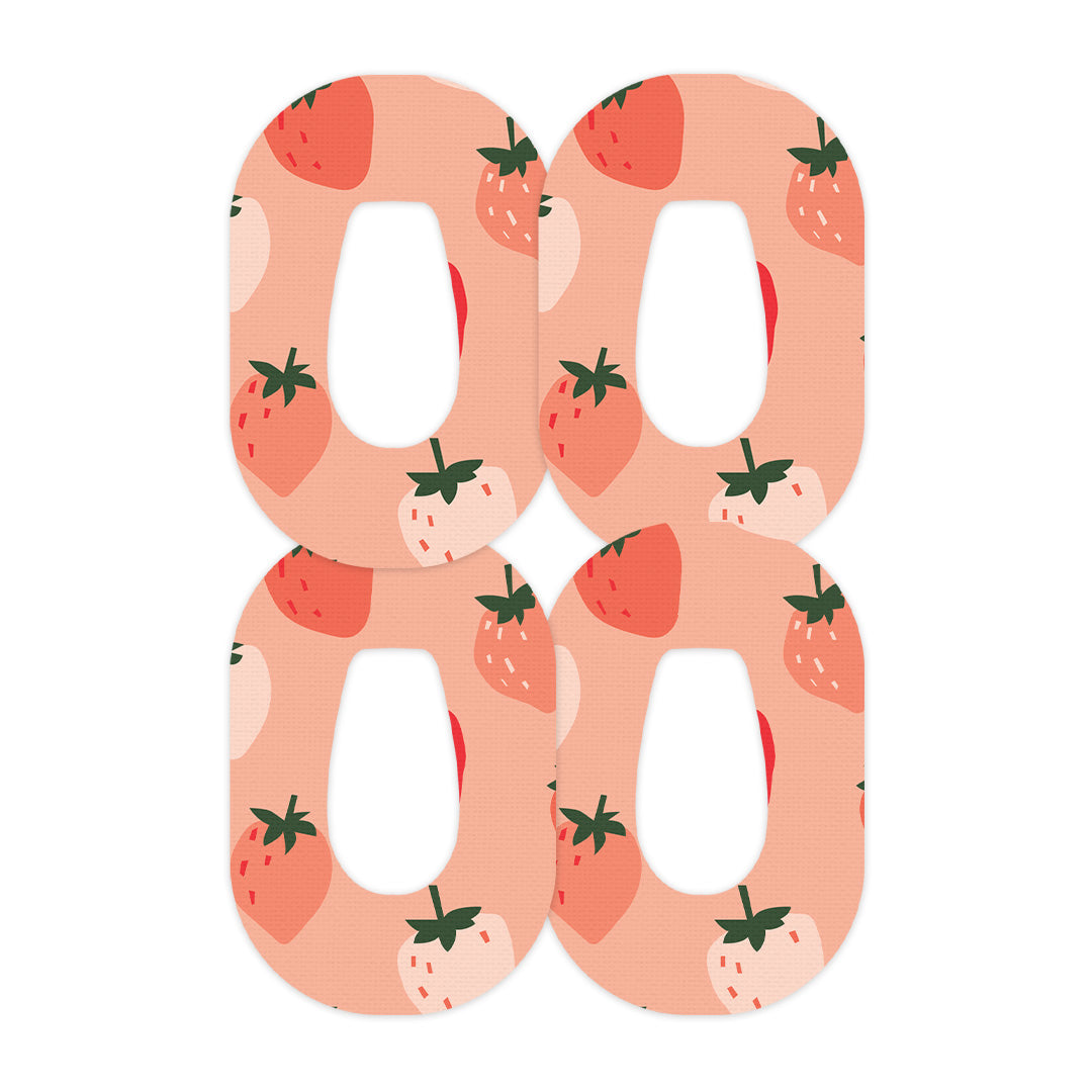 Strawberry Sweet Dexcom G6 Patch Tape - Pump Peelz