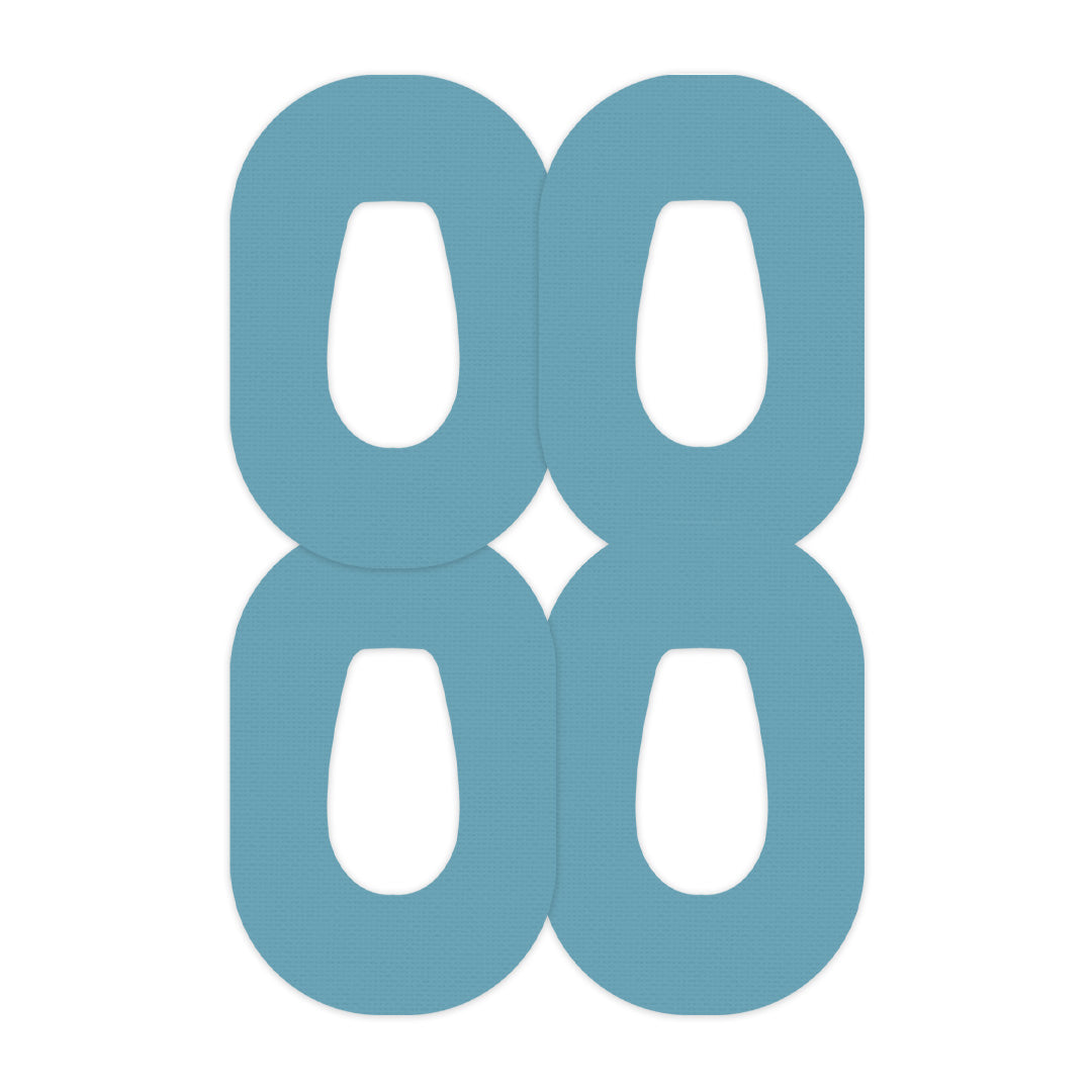 Solid Color Blue Dexcom G6 Patch Tape - Pump Peelz