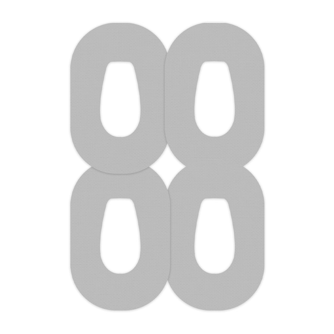 Solid Color Grey Dexcom G6 Patch Tape - Pump Peelz