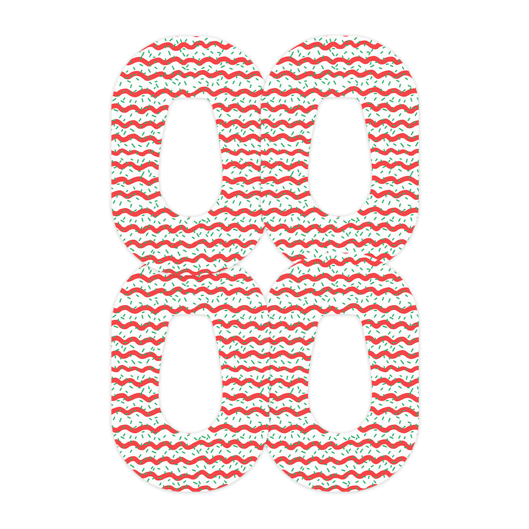 Christmas Icing Dexcom G6 Patch Tape - Pump Peelz