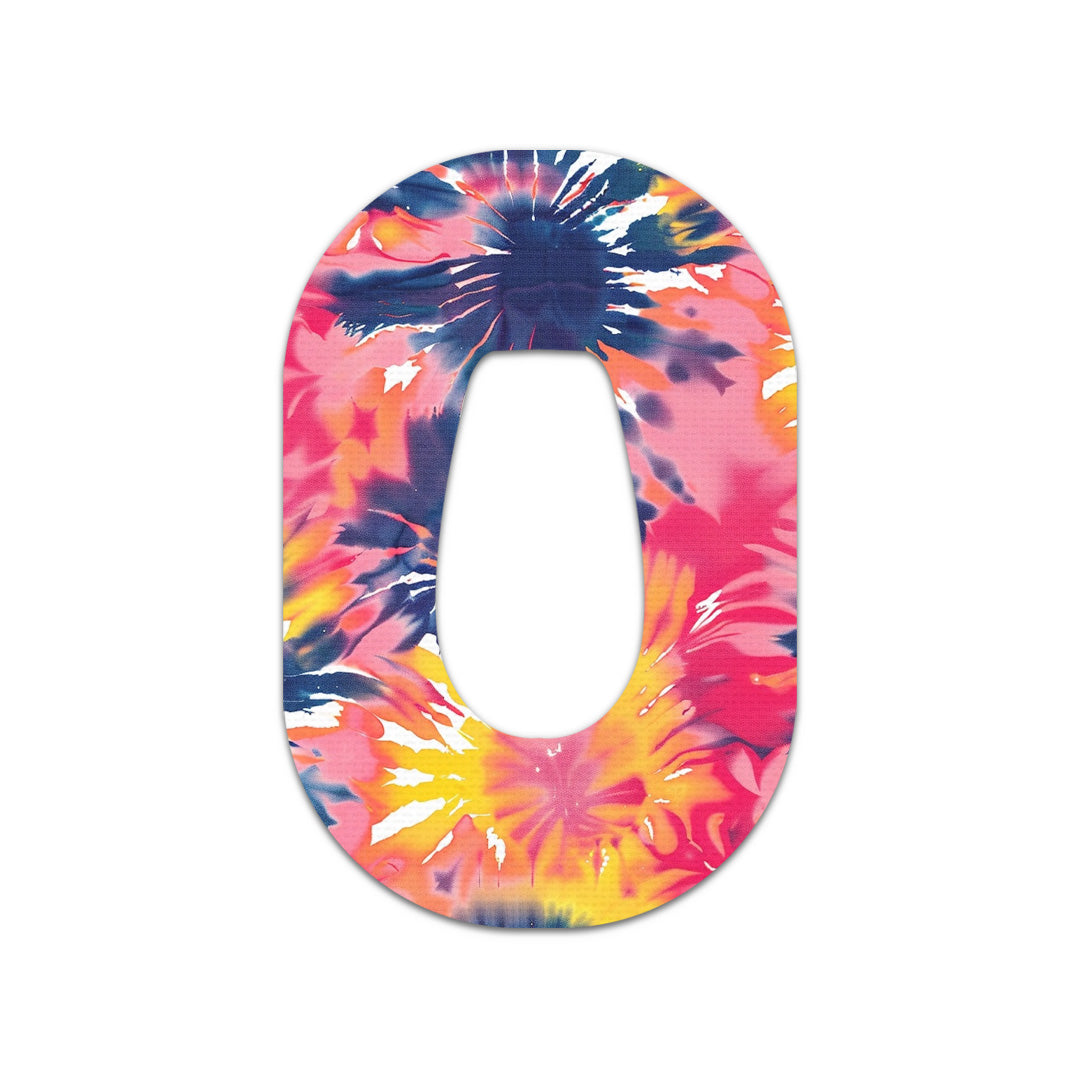 Summer Tie Dye Dexcom G6 Patch Tape - Pump Peelz