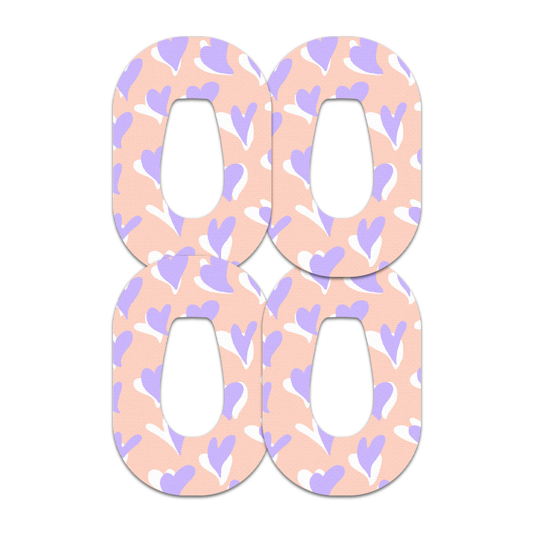 Lavender Love Dexcom G6 Patch Tape - Pump Peelz