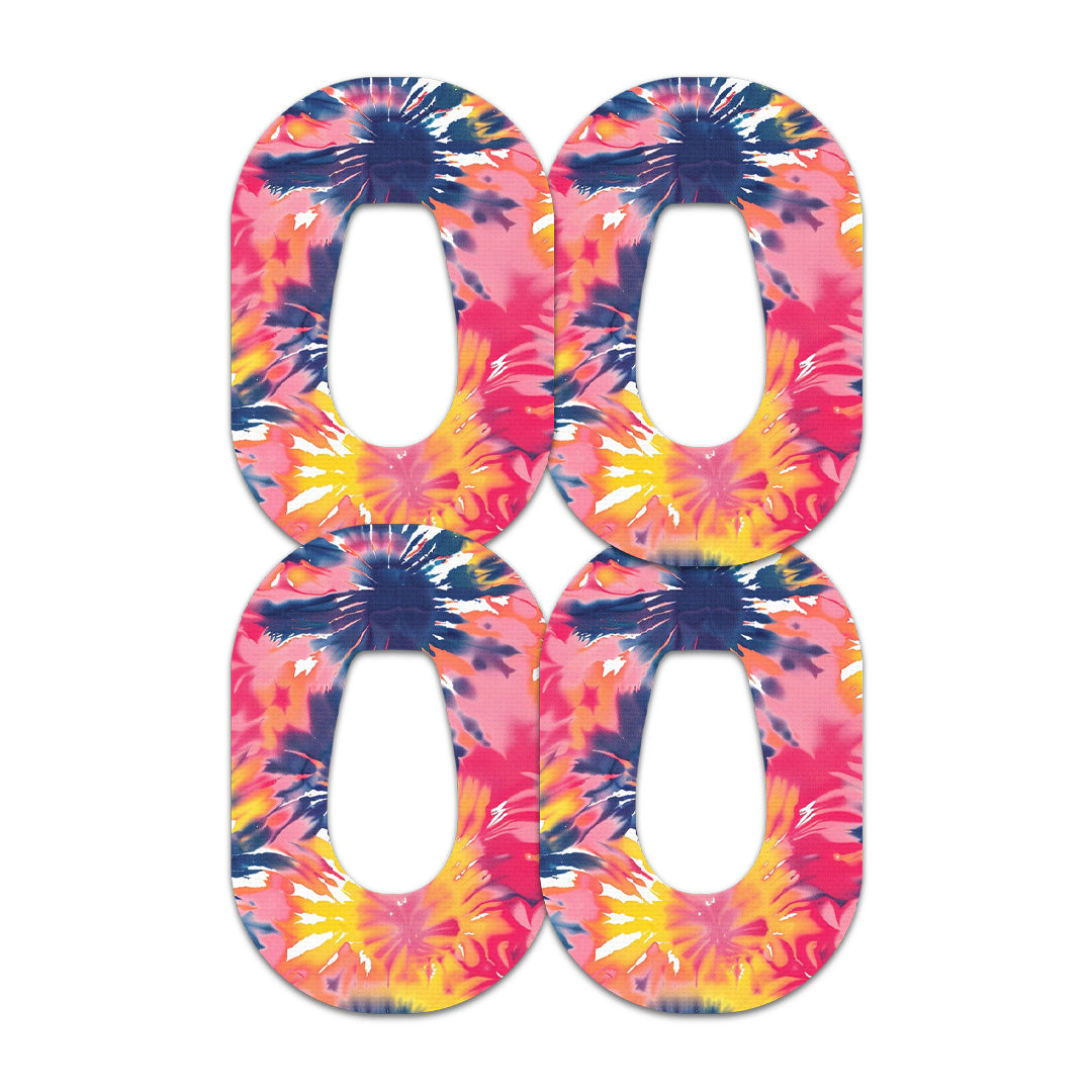 Summer Tie Dye Dexcom G6 Patch Tape - Pump Peelz