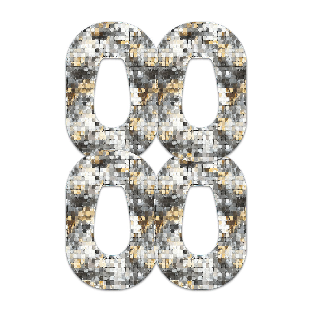 Champagne Glow Dexcom G6 Patch Tape - Pump Peelz