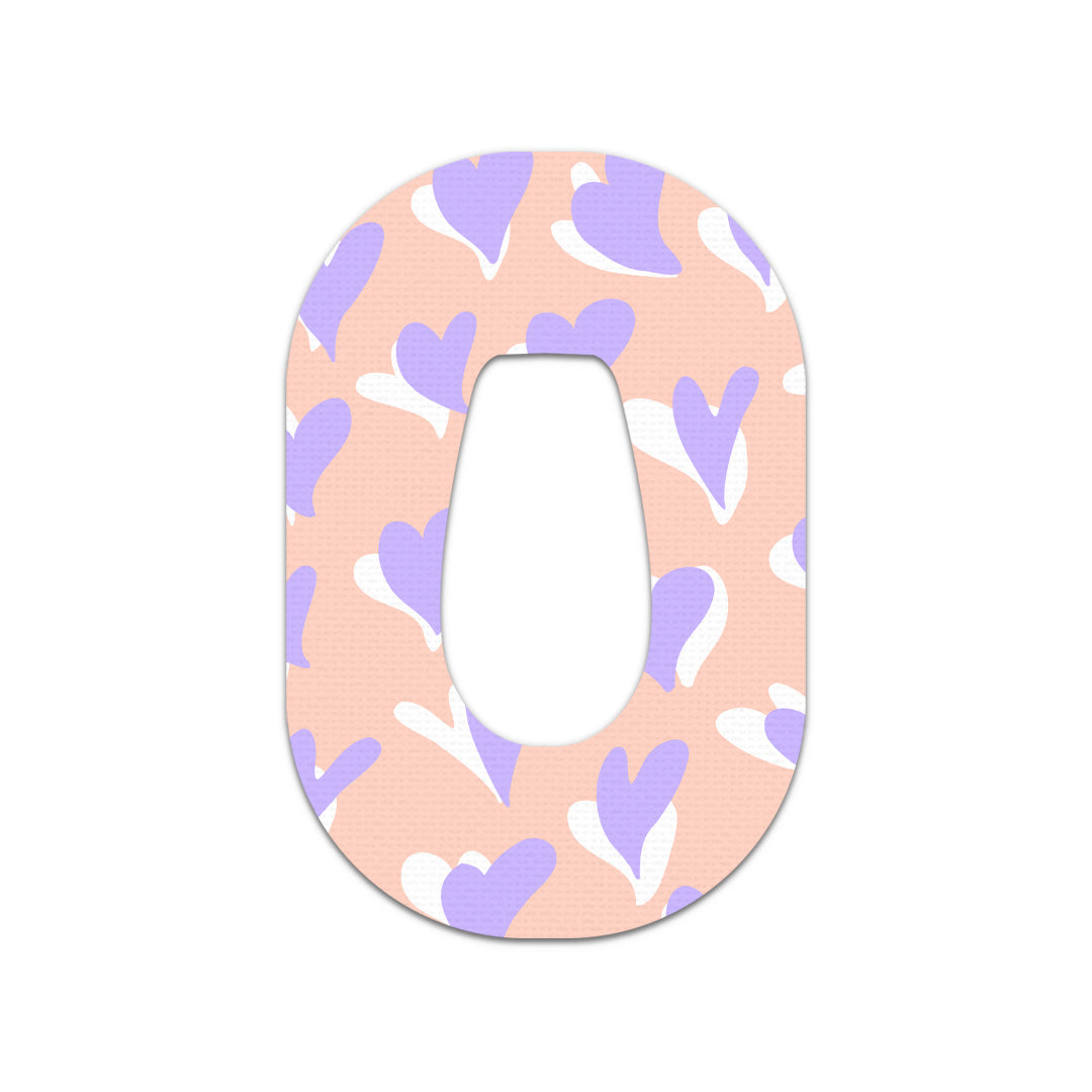 Lavender Love Dexcom G6 Patch Tape - Pump Peelz