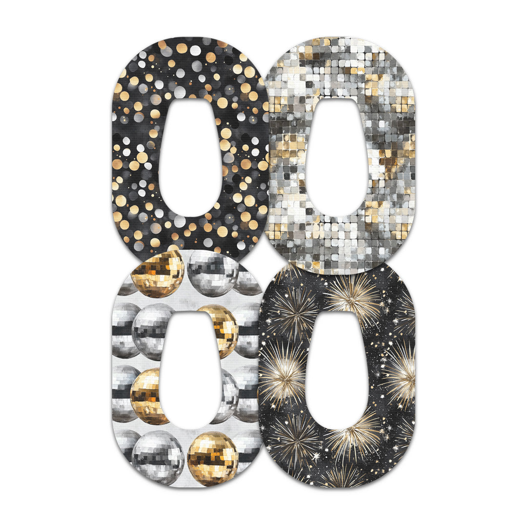 Champagne Glow Variety Dexcom G6 Patch Tape - Pump Peelz