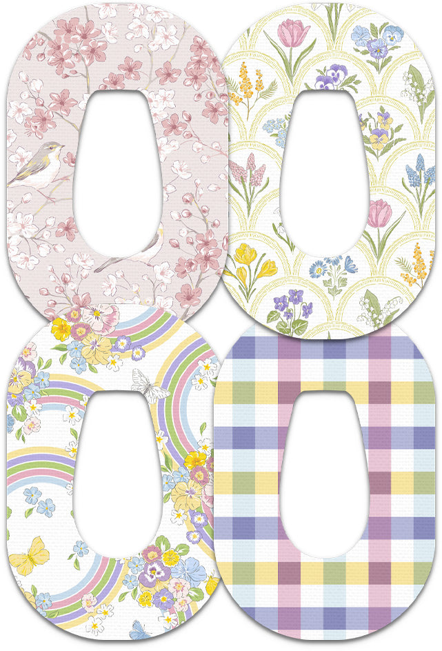 Spring Variety Pack Dexcom G6 Patch Tape - Pump Peelz