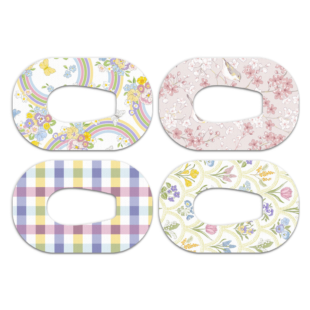 Spring Variety Pack Dexcom G6 Patch Tape - Pump Peelz