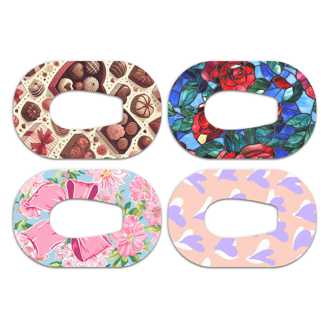 Valentines 2025 Variety Pack Dexcom G6 Patch Tape - Pump Peelz