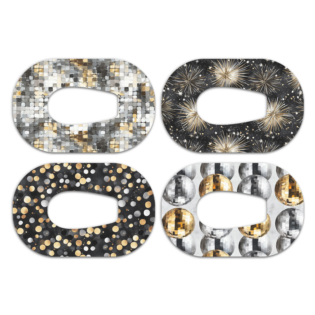 Champagne Glow Variety Dexcom G6 Patch Tape - Pump Peelz