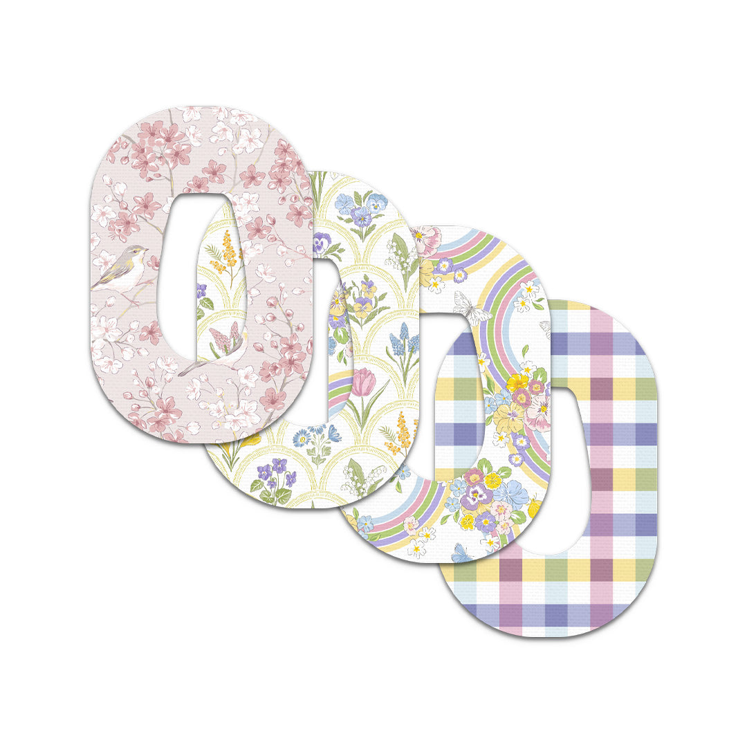Spring Variety Pack Dexcom G6 Patch Tape - Pump Peelz