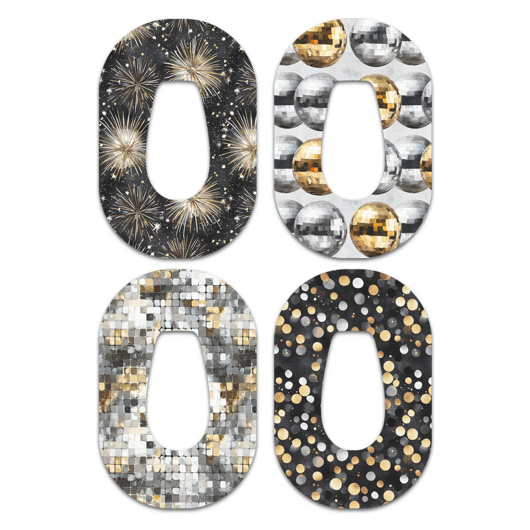 Champagne Glow Variety Dexcom G6 Patch Tape - Pump Peelz