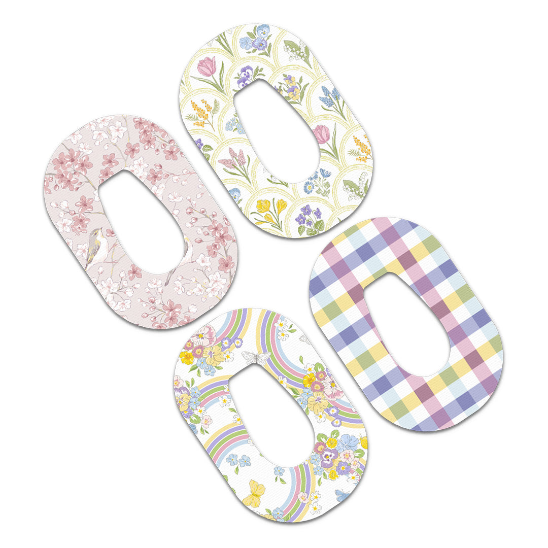 Spring Variety Pack Dexcom G6 Patch Tape - Pump Peelz