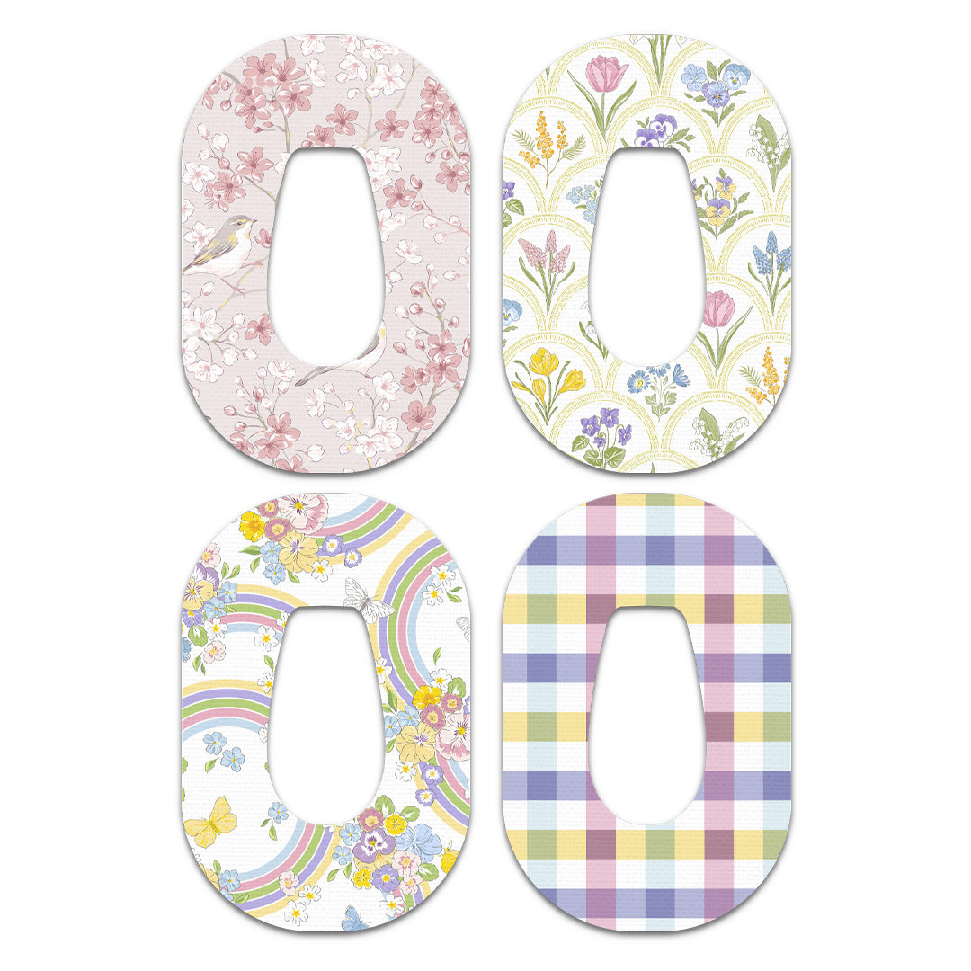Spring Variety Pack Dexcom G6 Patch Tape - Pump Peelz