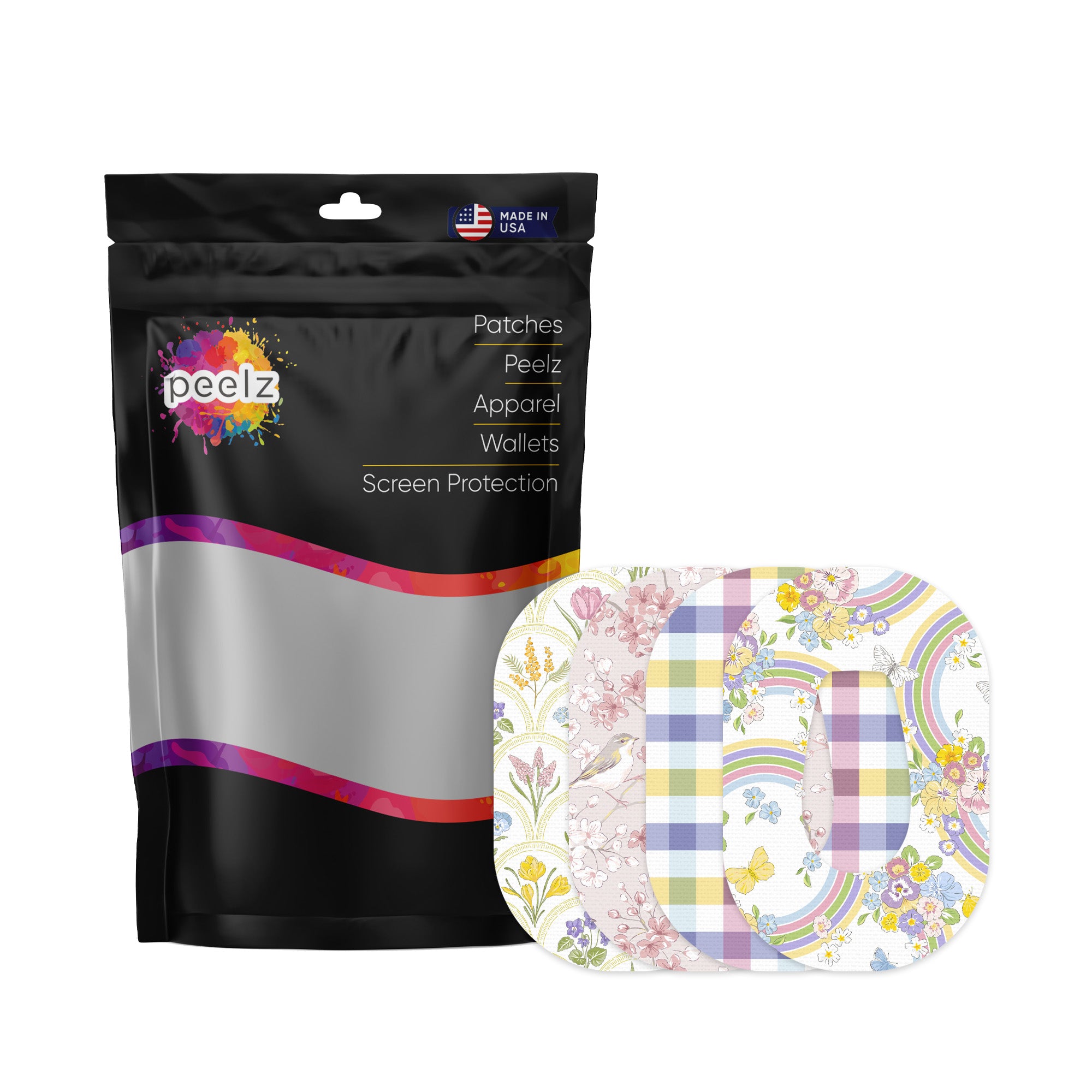 Spring Variety Pack Dexcom G6 Patch Tape - Pump Peelz