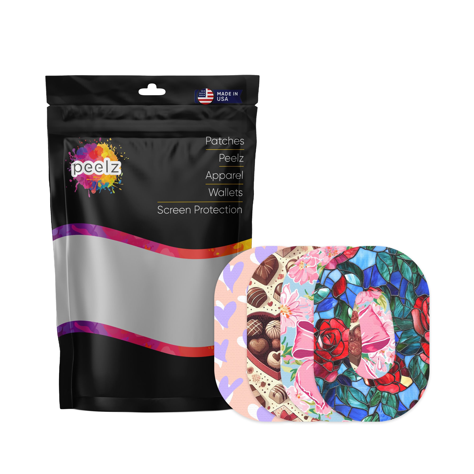 Valentines 2025 Variety Pack Dexcom G6 Patch Tape - Pump Peelz