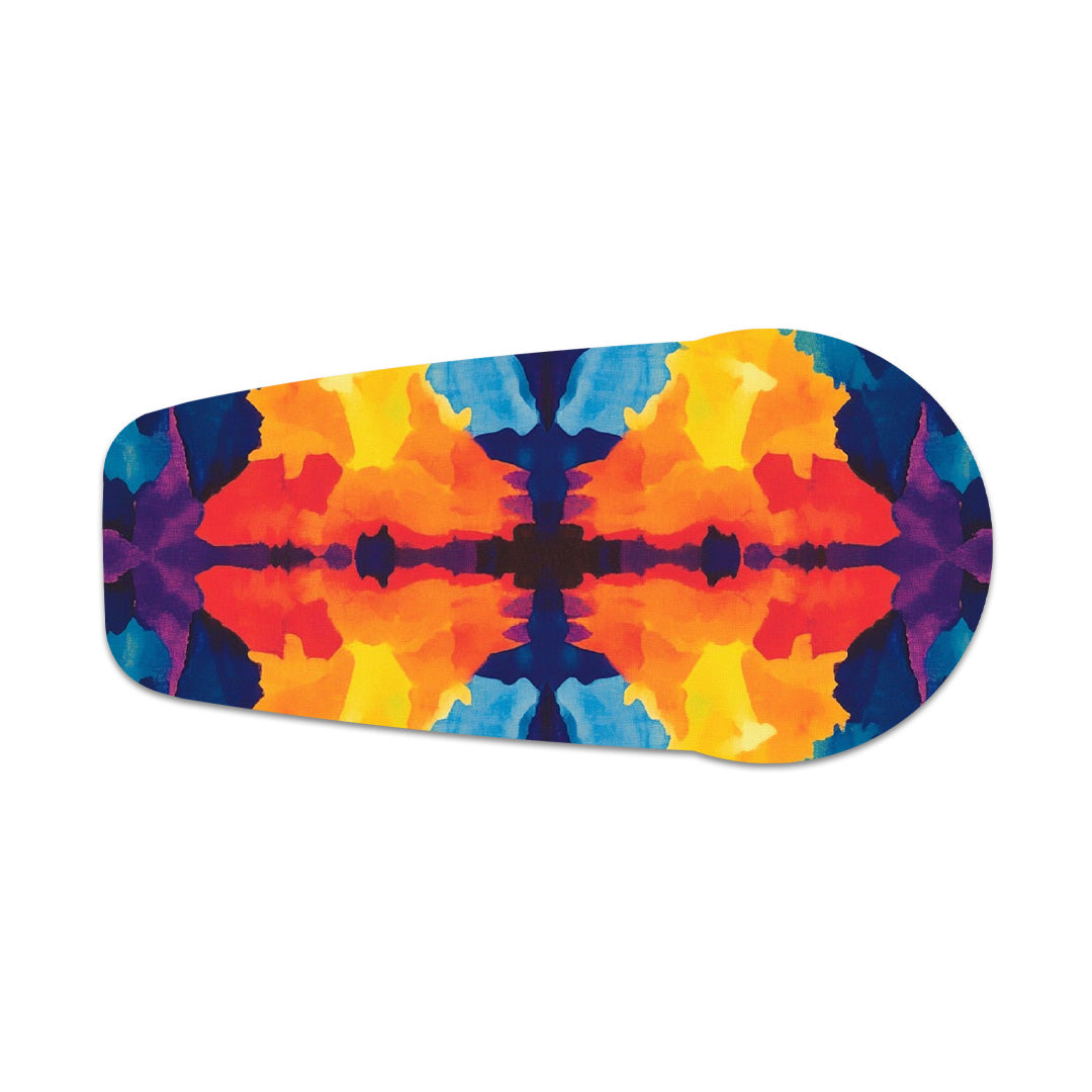 Bright Tie Dye Dexcom G6 Transmitter Sticker