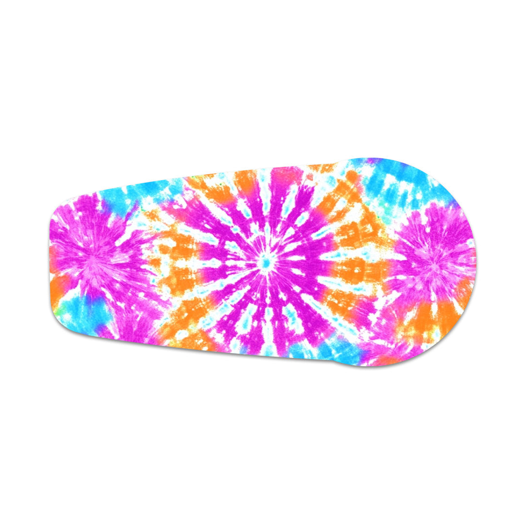 Neon Tie Dye Dexcom G6 Transmitter Sticker