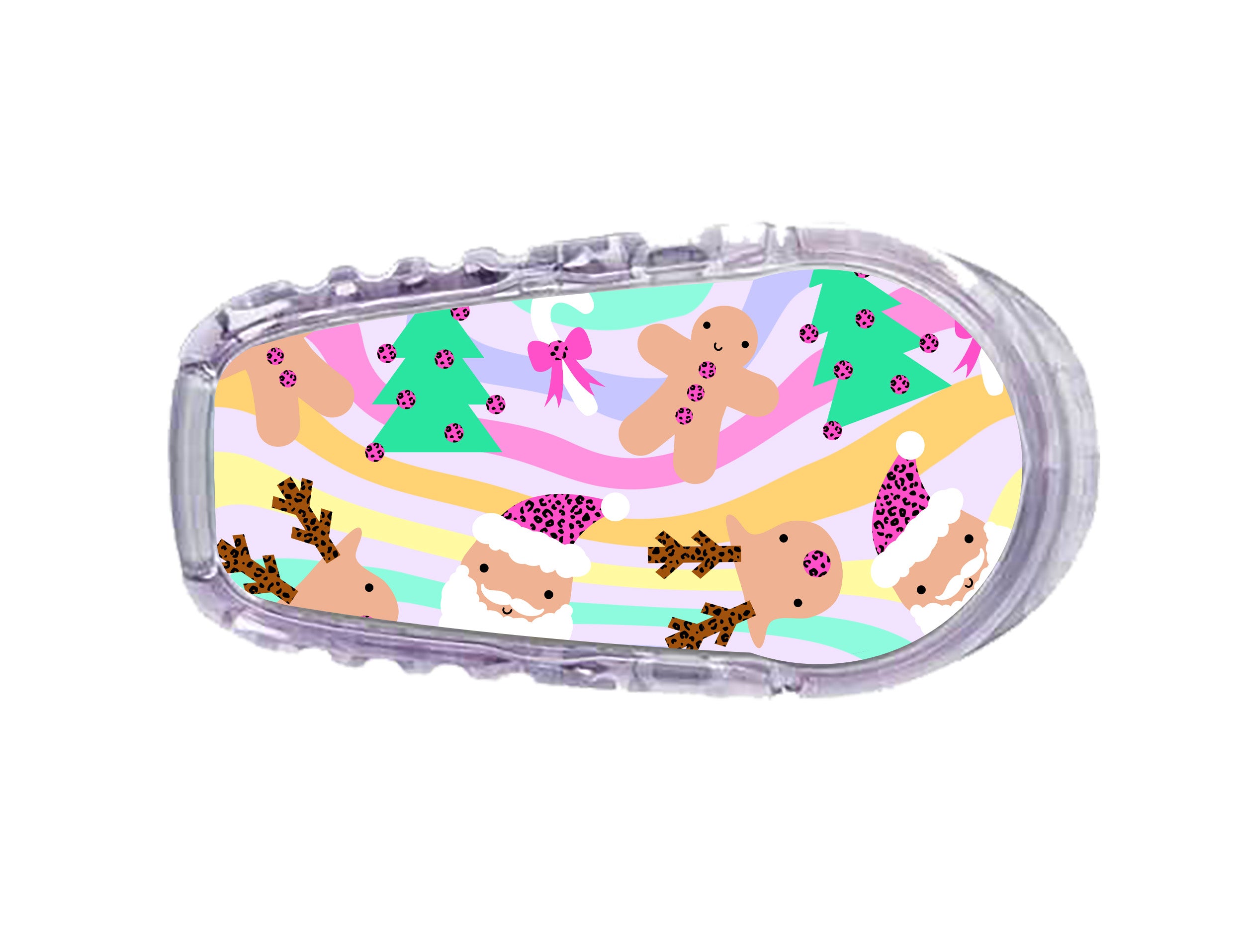 Christmas Pastel Sticker for Dexcom G6 Transmitter