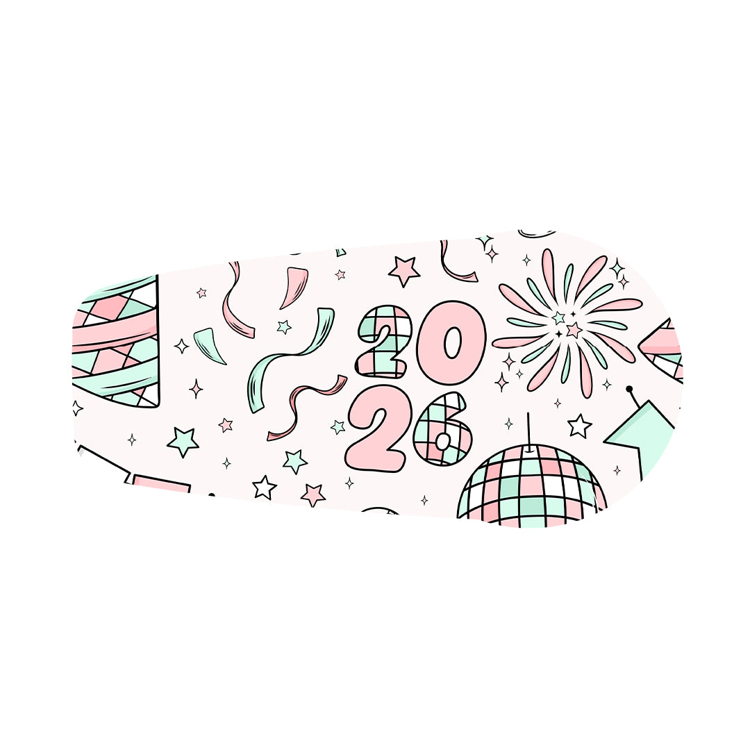 Cheers to '26 Dexcom G6 Transmitter Sticker - Pump Peelz