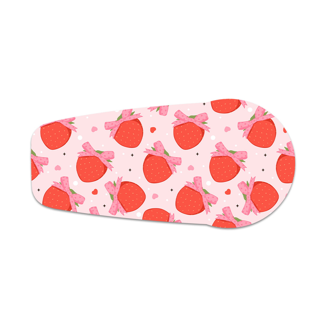 Strawberry Kisses Dexcom G6 Transmitter Sticker - Pump Peelz