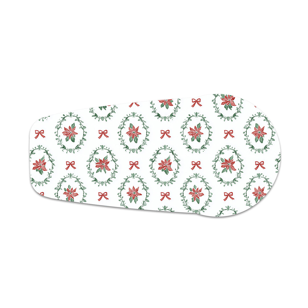 Poinsettia Parade Dexcom G6 Transmitter Sticker - Pump Peelz