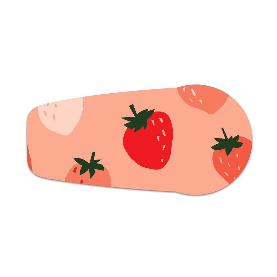 Strawberry Sweet Dexcom G6 Transmitter Sticker - Pump Peelz