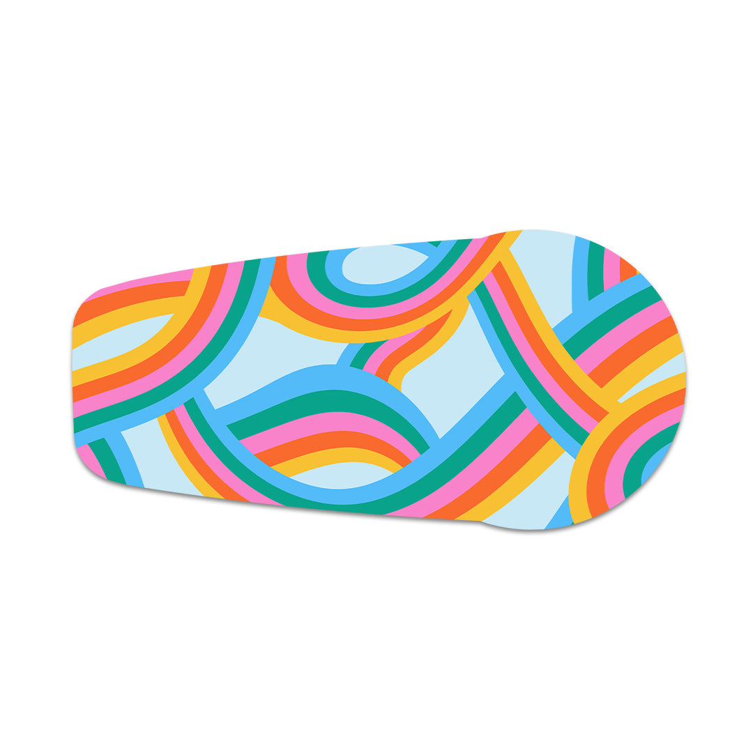 Retro Pop Dexcom G6 Transmitter Sticker - Pump Peelz