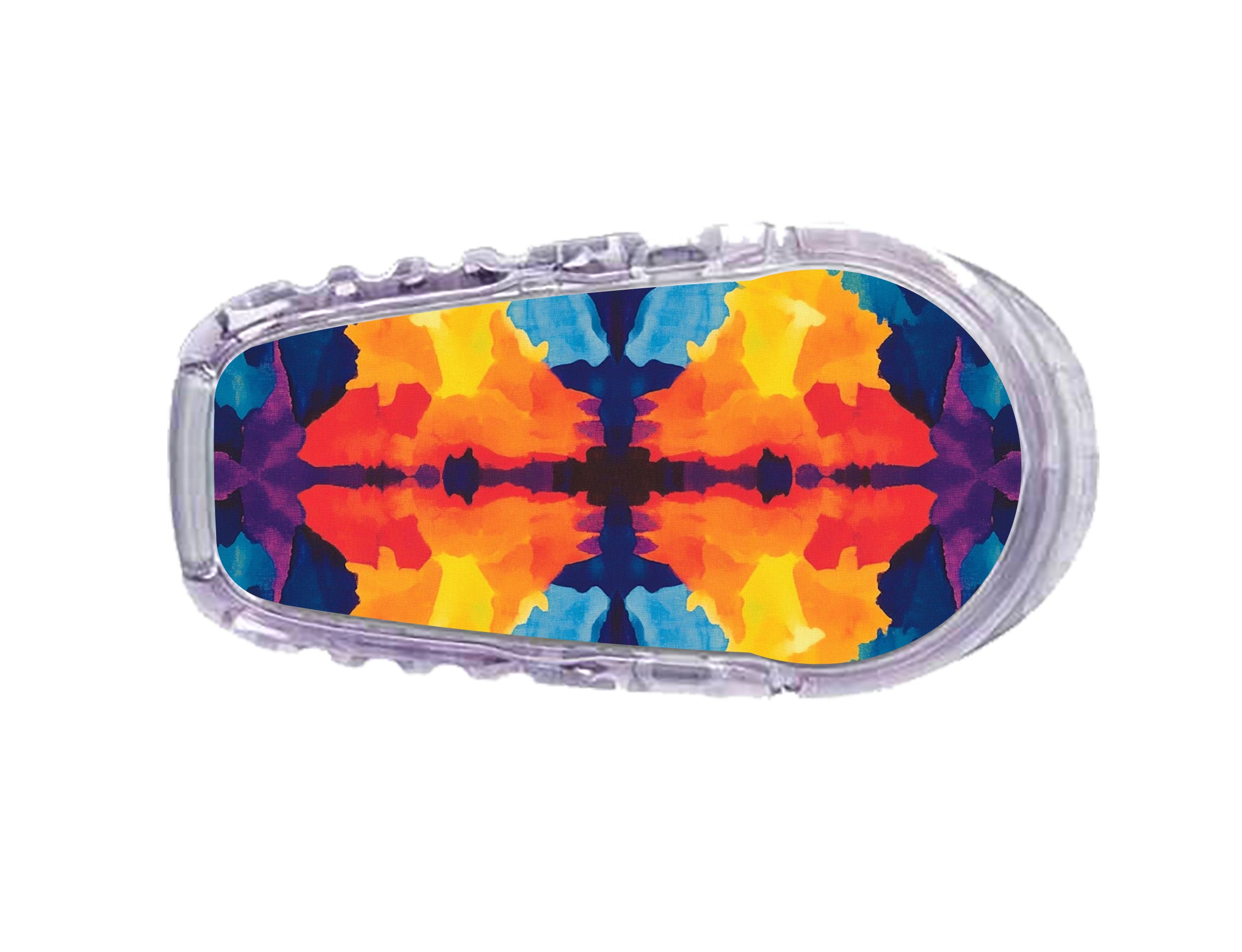 Bright Tie Dye Dexcom G6 Transmitter Sticker