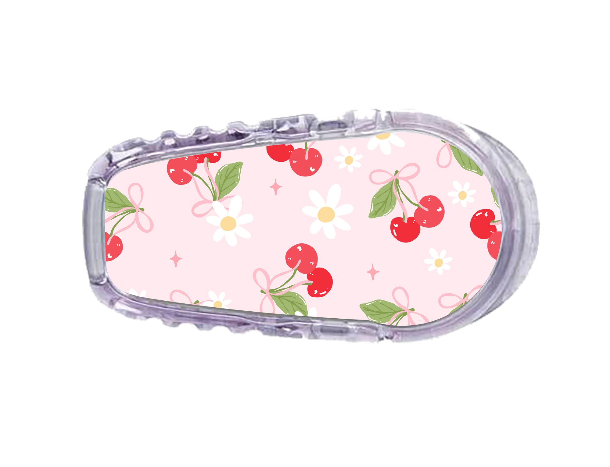 Cherry Coquette Dexcom G6 Transmitter Sticker - Pump Peelz