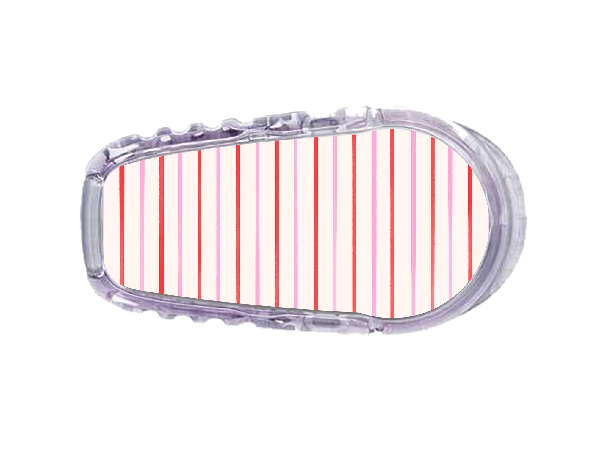 Peppermint Stripes Dexcom G6 Transmitter Sticker - Pump Peelz