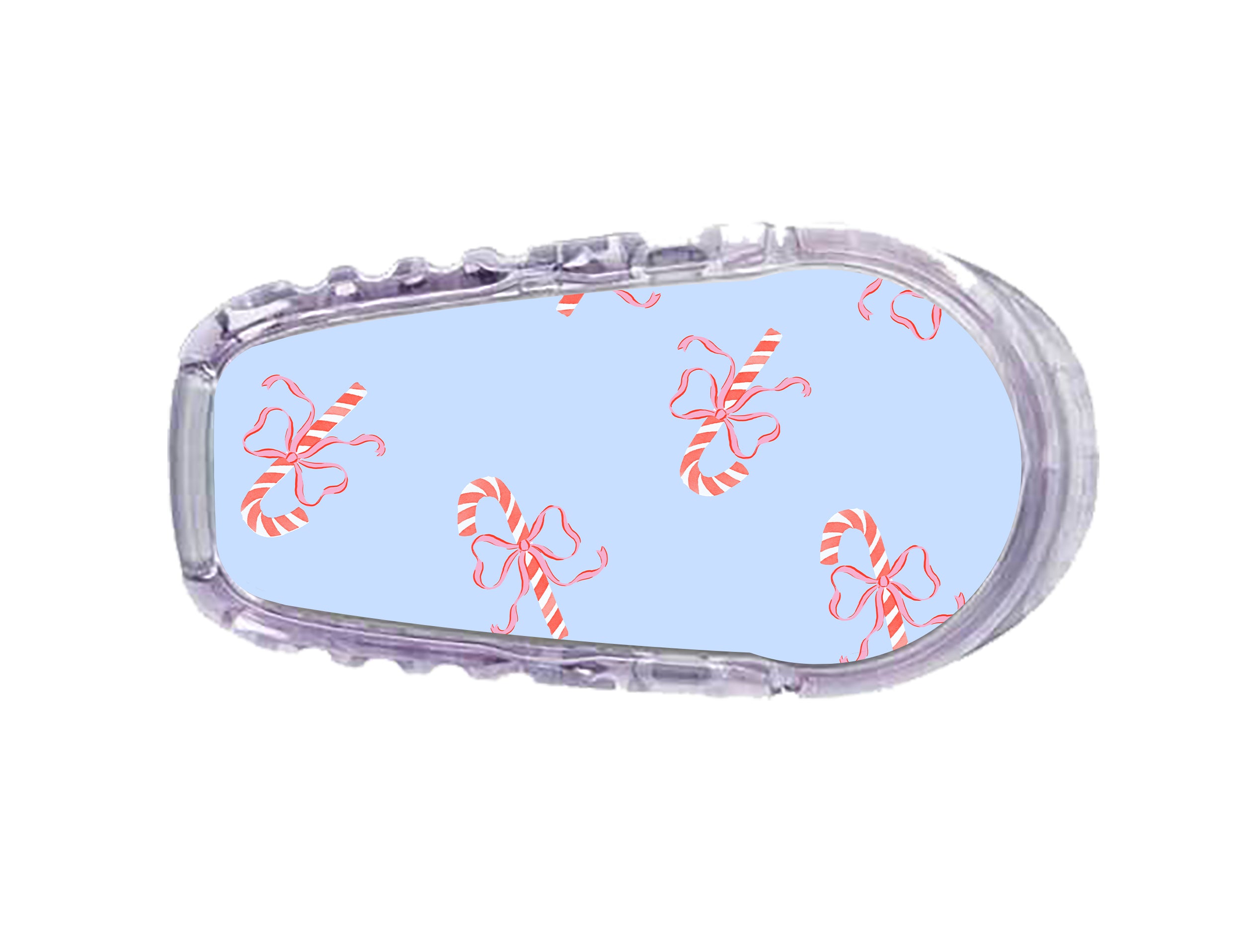 Candy Cane Lane Dexcom G6 Transmitter Sticker - Pump Peelz