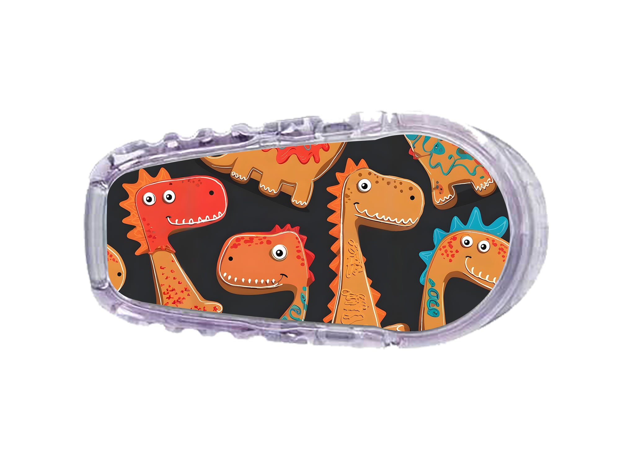 Jurassic Gingerbread Dexcom G6 Transmitter Sticker - Pump Peelz