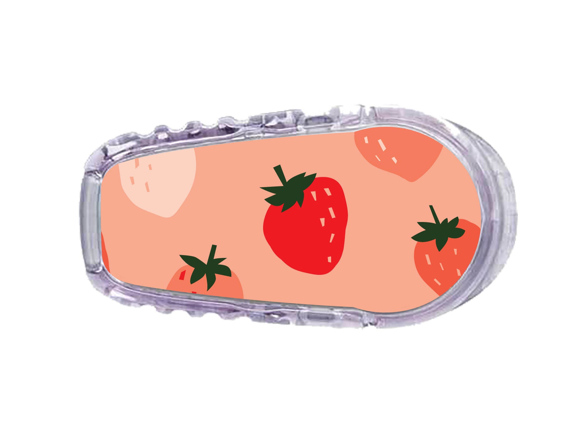 Strawberry Sweet Dexcom G6 Transmitter Sticker - Pump Peelz