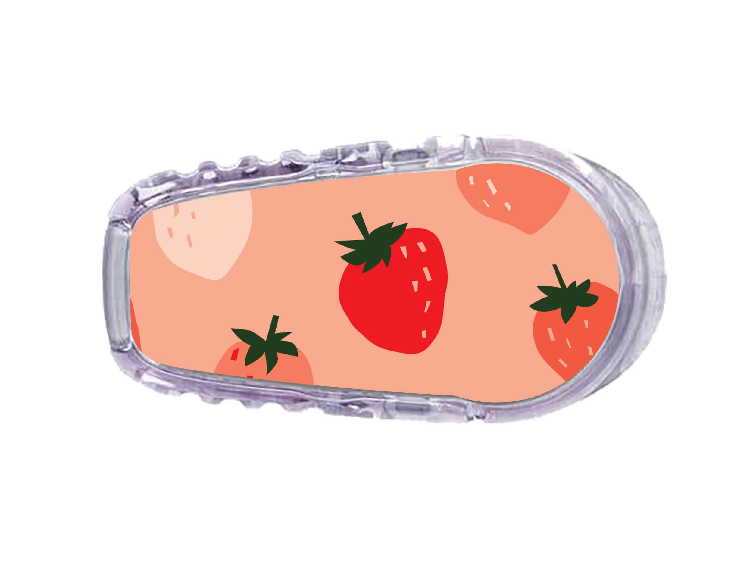 Strawberry Sweet Dexcom G6 Transmitter Sticker - Pump Peelz