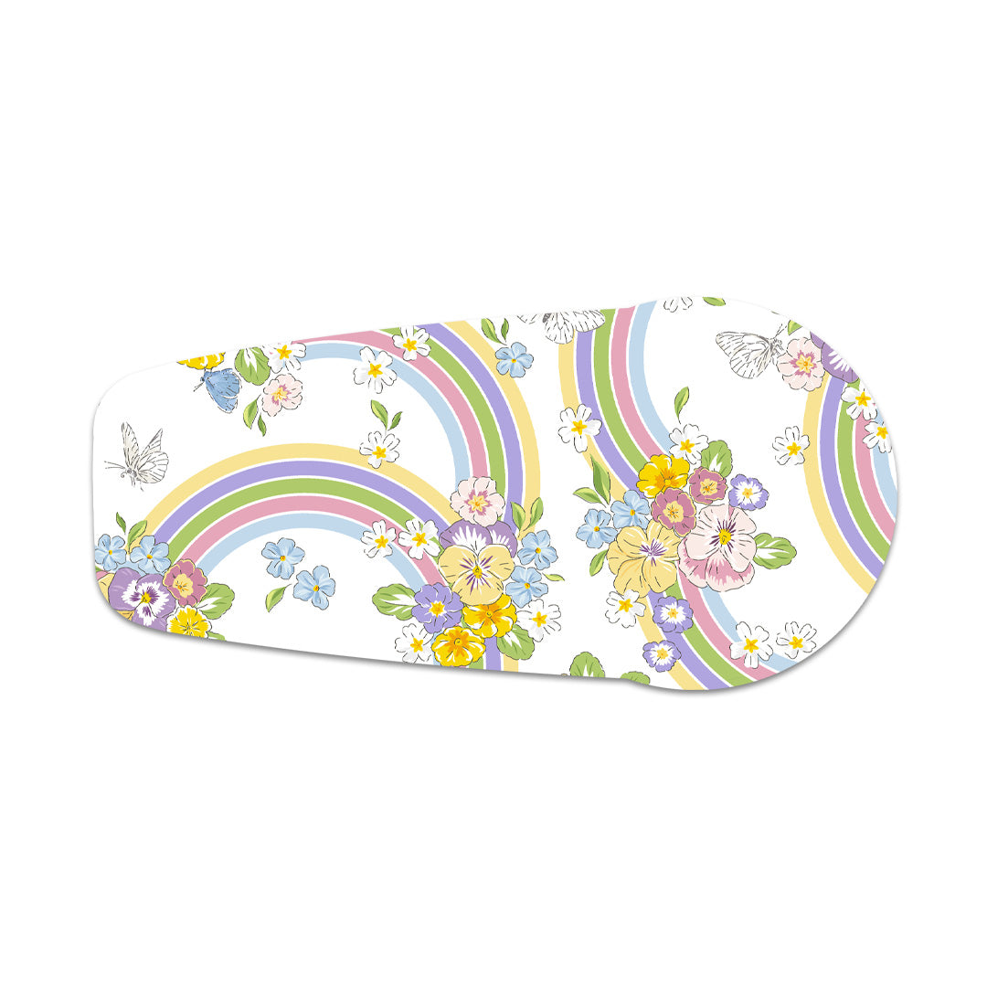 Rainbow Blooms Dexcom G6 Transmitter Sticker