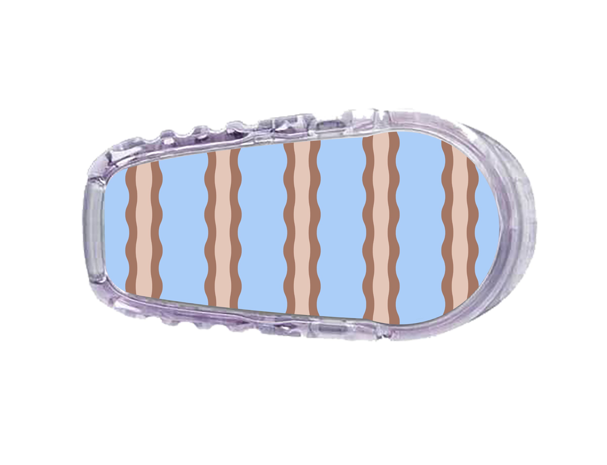 Boardwalk Waves Dexcom G6 Transmitter Sticker - Pump Peelz