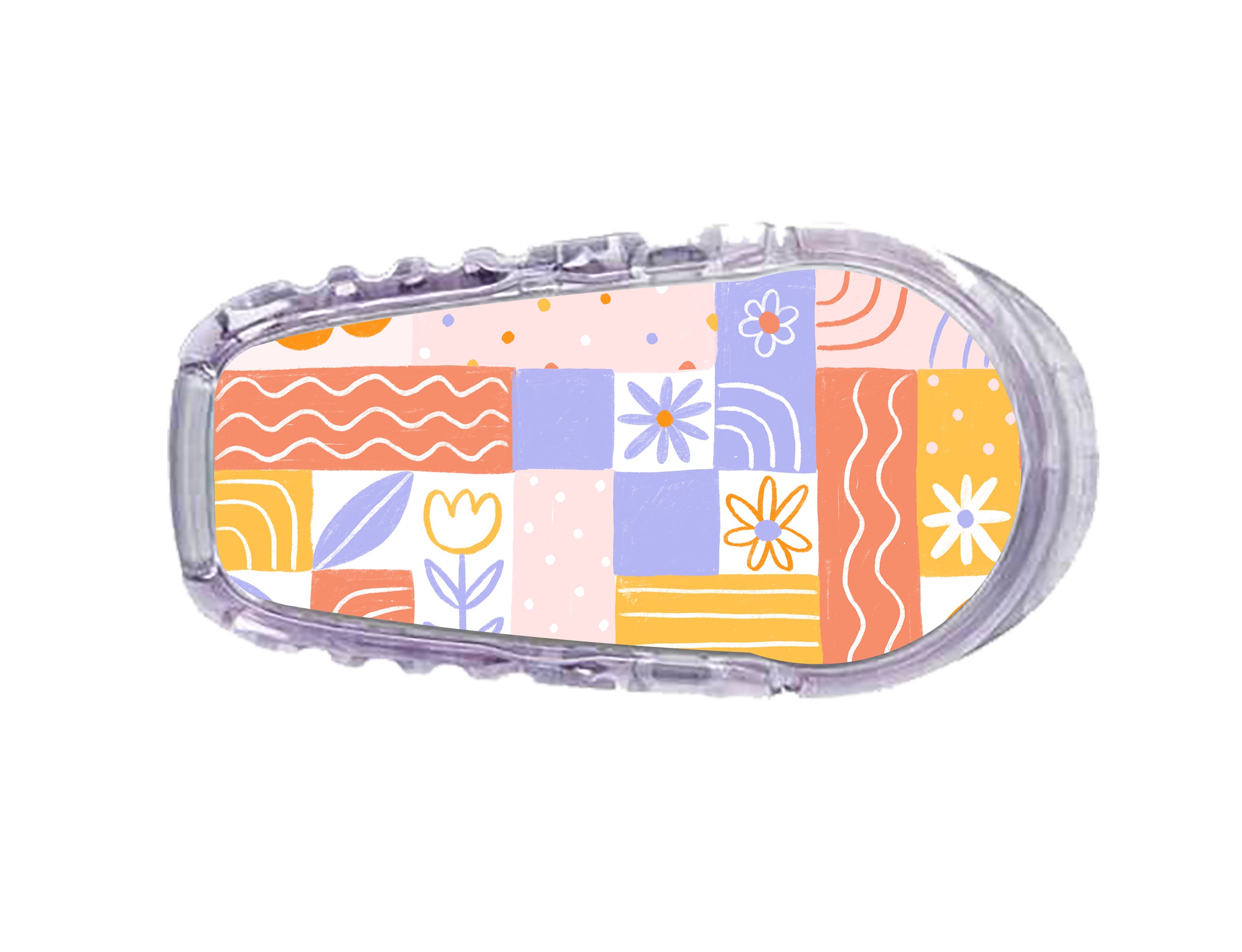 Wildflower Doodle Dexcom G6 Transmitter Sticker - Pump Peelz
