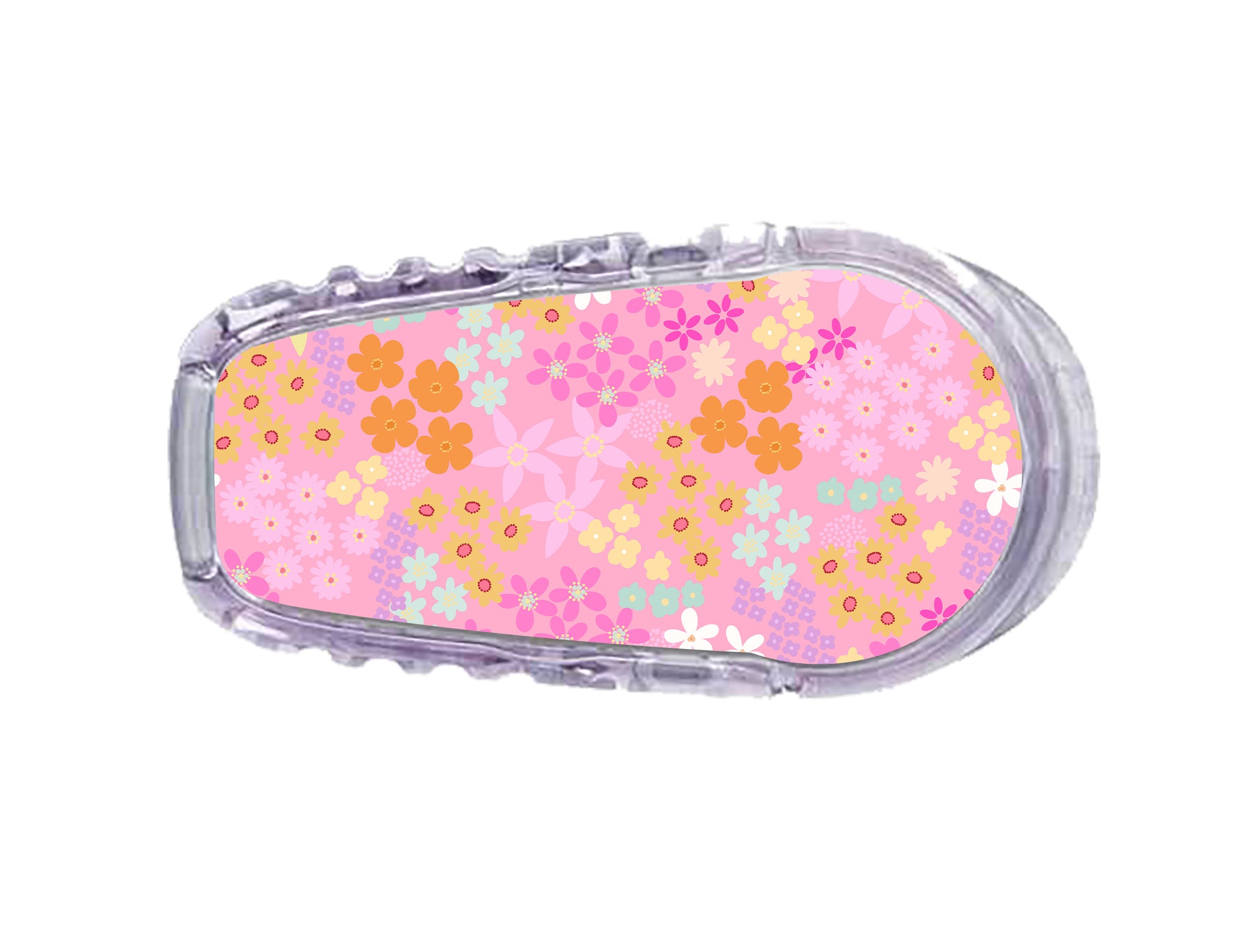 Pink Petals Dexcom G6 Transmitter Sticker - Pump Peelz