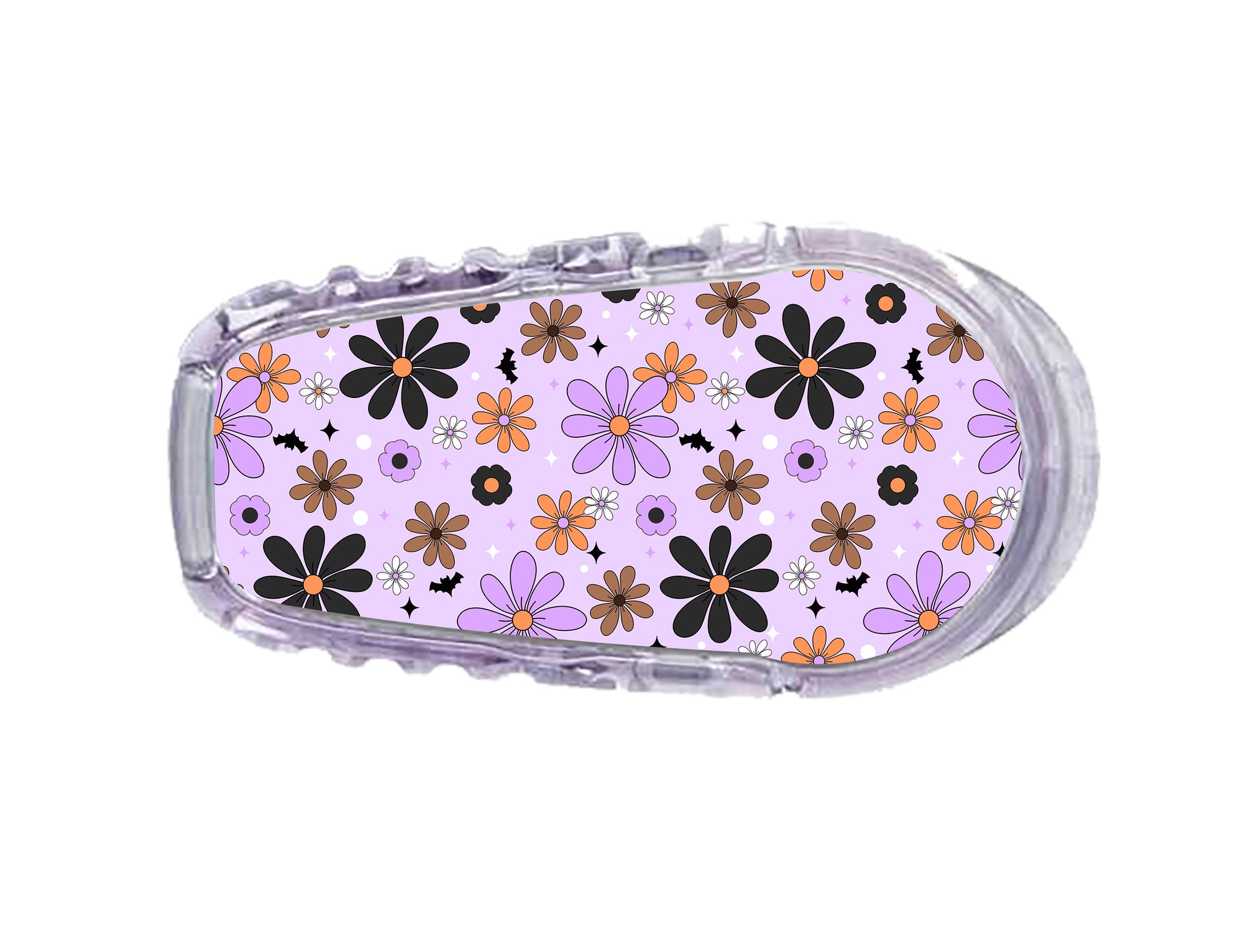 Batty Blooms Dexcom G6 Transmitter Sticker - Pump Peelz