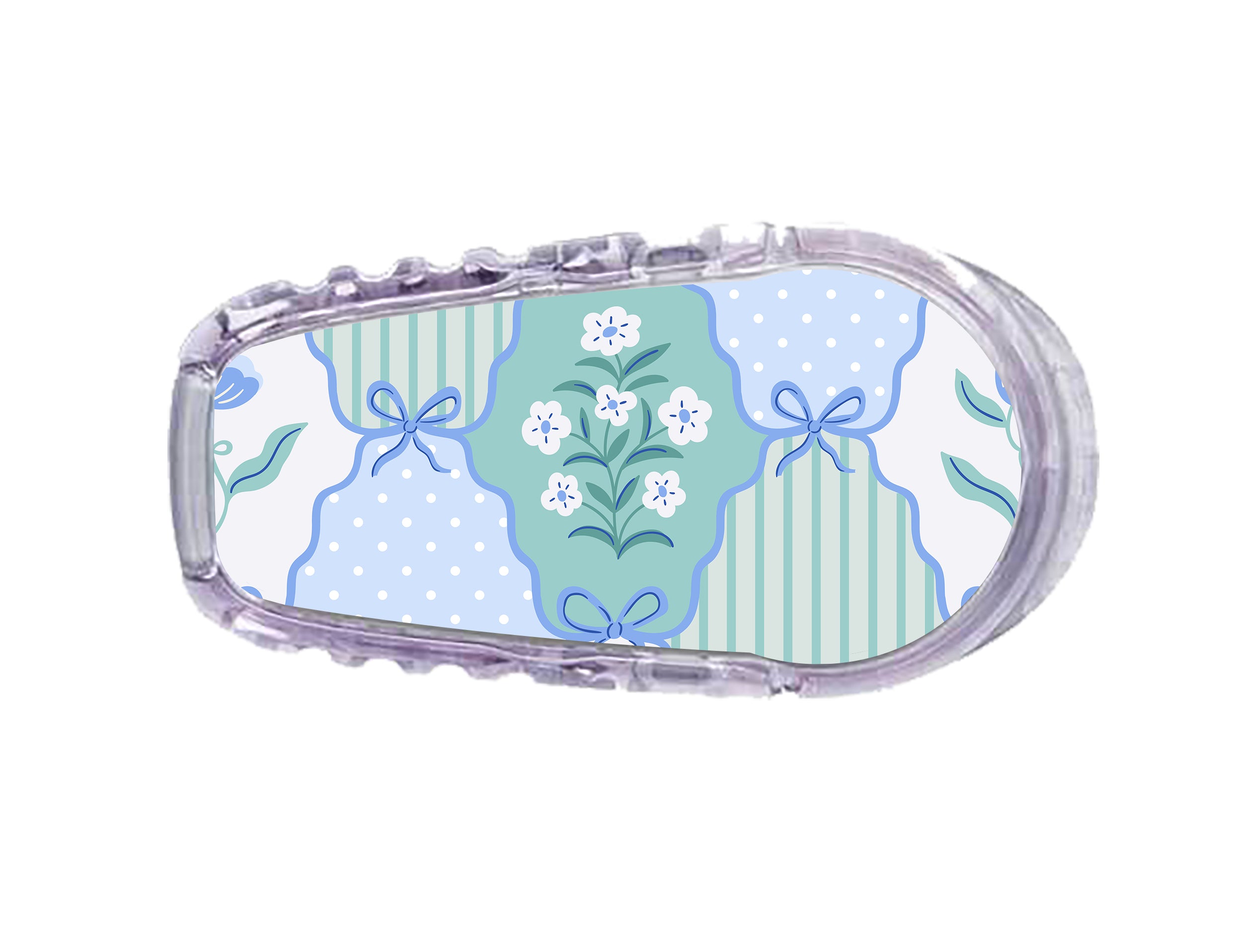 Cottage Bows Dexcom G6 Transmitter Sticker - Pump Peelz