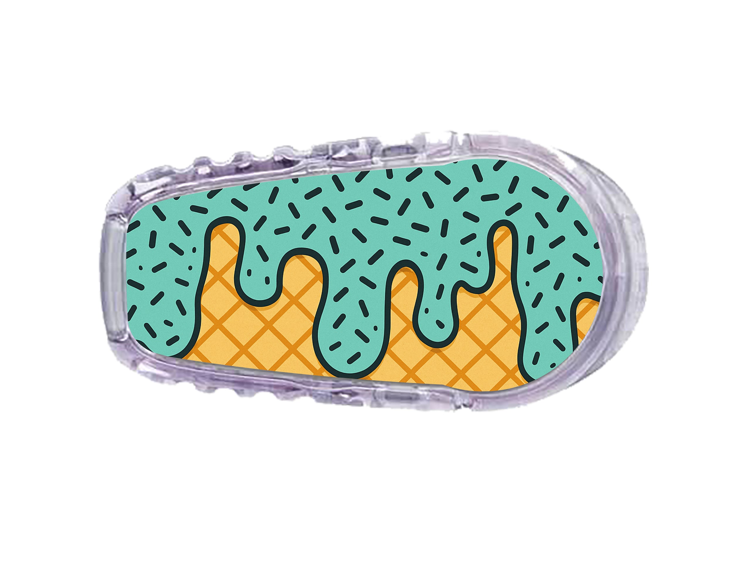 Ice Cream Social Dexcom G6 Transmitter Sticker - Pump Peelz