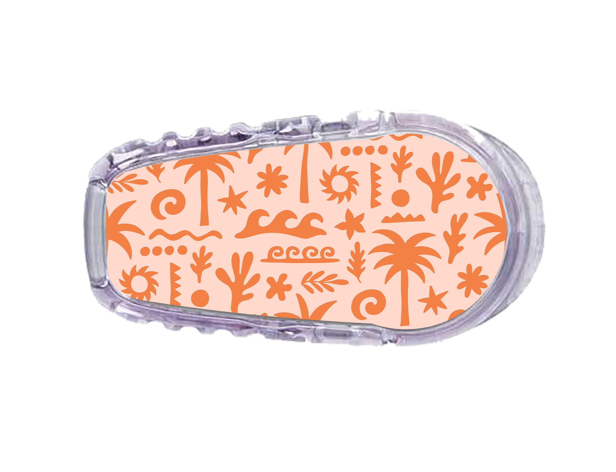 Terracotta Tides Dexcom G6 Transmitter Sticker - Pump Peelz