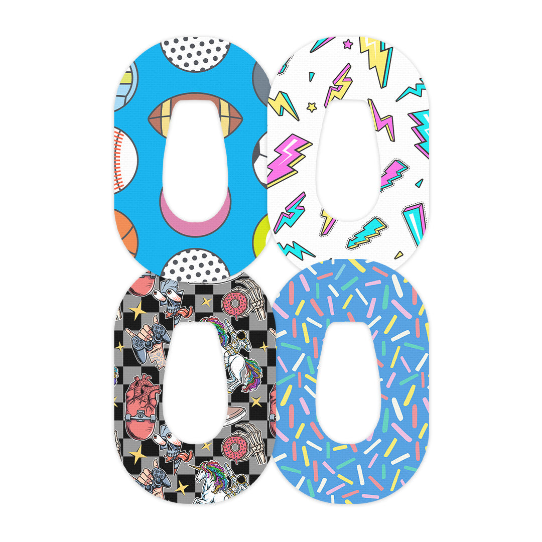 Power Play Patch Variety Dexcom G6 Patch Tape - Pump Peelz