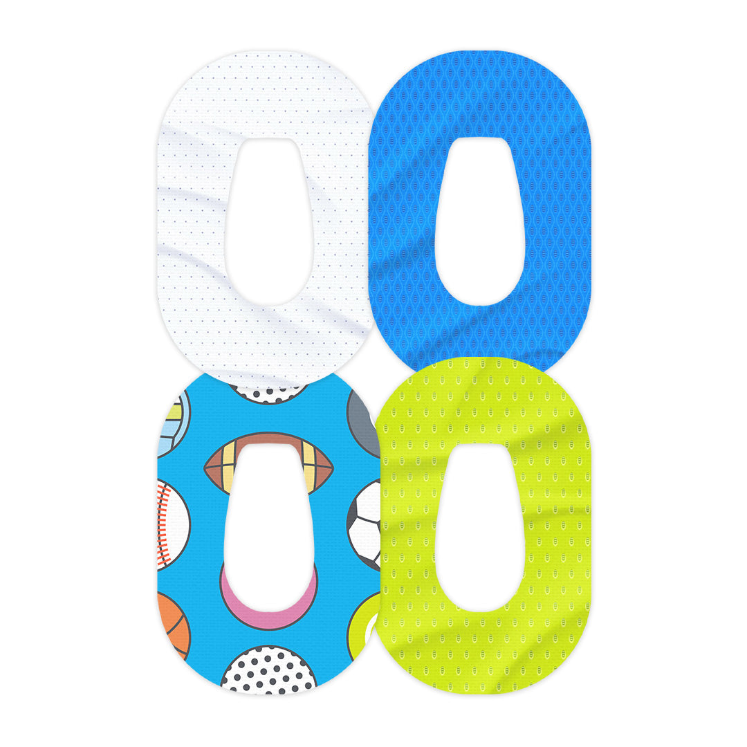 All-Star Patch Variety Dexcom G6 Patch Tape - Pump Peelz