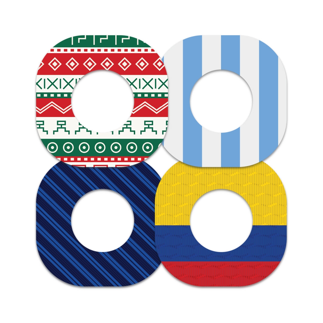 Matchday Variety Pack Patch Tape for the Dexcom G7 and Stelo - Pump Peelz