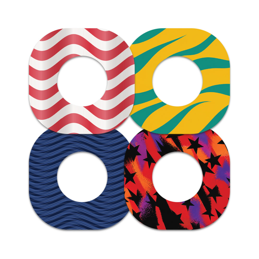 Matchday Variety Pack Patch Tape for the Dexcom G7 and Stelo - Pump Peelz